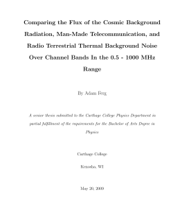 Comparing the Flux of the Cosmic Background Radiation, Man