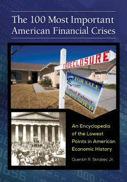 The 100 Most Important American Financial Crises: An