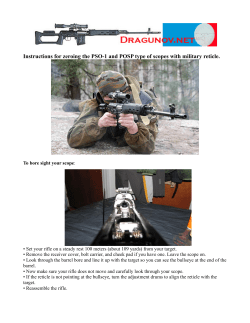 Scope zero procedure