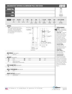 AV40 - HE Williams, Inc.