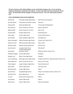 The lists of winners of the 2009 exhibition are for confirmation
