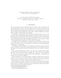 Interfacial Mixing in Viscous Pipe Flows