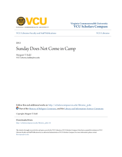 Sunday Does Not Come in Camp