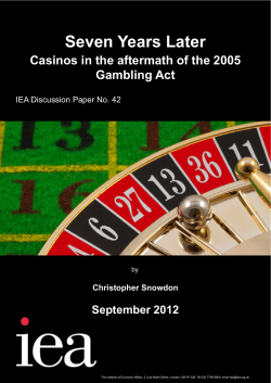 Seven Years Later - National Casino Forum