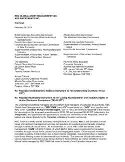 AGF Comment Letter amendments 33-105
