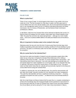 Raise The River - FAQs