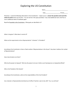 Exploring the US Constitution