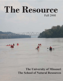 The Resource - School of Natural Resources