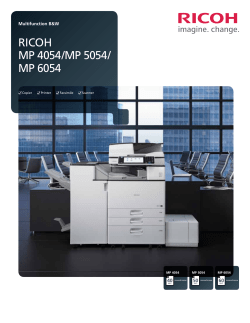 RiCoh MP 4054/MP 5054/ MP 6054