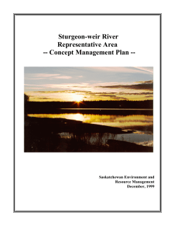 Sturgeon-weir River Representative Area