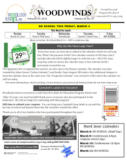 2-29-2016 Bluemound Newsletter