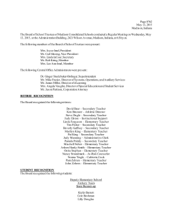 Details - Madison Consolidated Schools