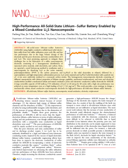 High-Performance All-Solid-State Lithium