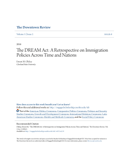 The DREAM Act: A Retrospective on Immigration Policies Across