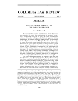 columbia law review - Columbia Law School
