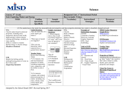 Science - Mansfield ISD