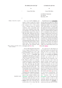 La balada del caf&eacute; triste