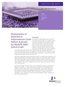 Determination of Impurities in Semiconductor