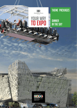 dinner in the sky theme packages