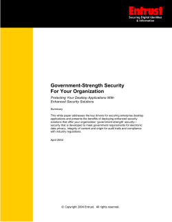 Government Strength Security For Your Organization