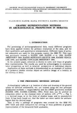 graphic representation methods in archaeological prospection in