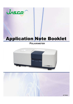 Applications Polarimeter