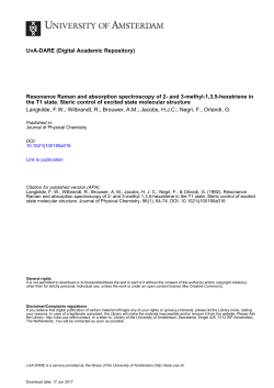 and 3-methyl-1,3,5-hexatriene in the T1