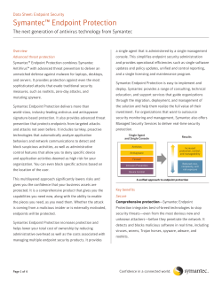 Symantec&trade; Endpoint Protection