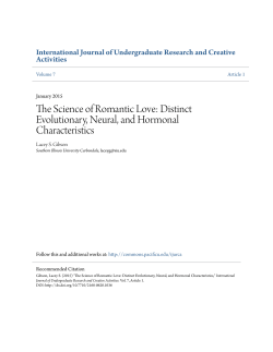 The Science of Romantic Love: Distinct Evolutionary, Neural, and