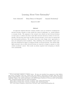 Learning About Voter Rationality