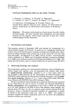 M-Dwarf Multiplicity Rate in the Solar Vicinity
