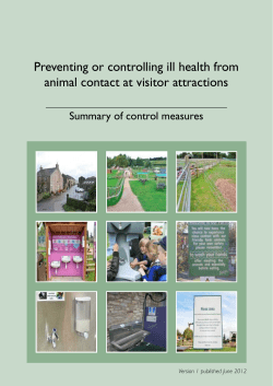 Preventing or controlling ill health from animal