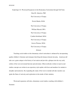 Exploring U.S. Westward Expansion in the Elementary Curriculum