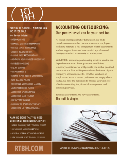 accounting outsourcing - Russell Thompson Butler