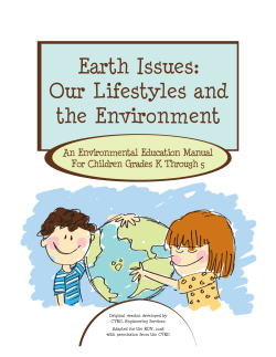 Earth Issues - Regional District of Nanaimo