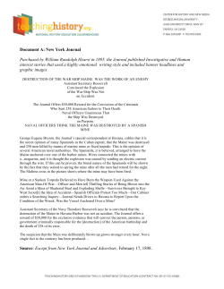 Document A: New York Journal Purchased by William Randolph