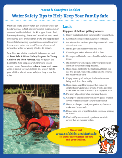 Safe Program-Parent Booklet