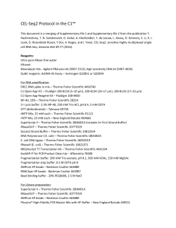 CEL-Seq2 Protocol in the C1
