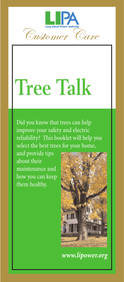 new tree talk - PSEG Long Island