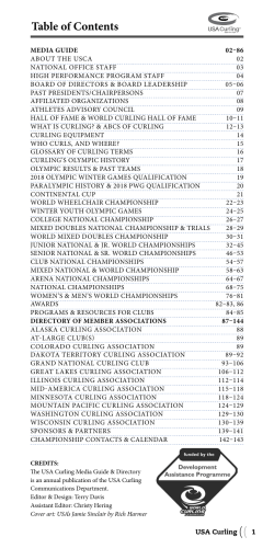 Table of Contents