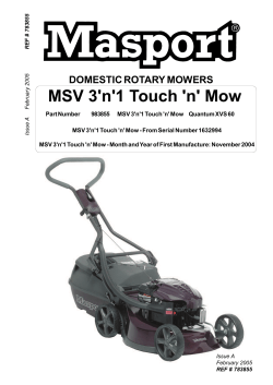MSV 3`n`1 Touch `n` Mow