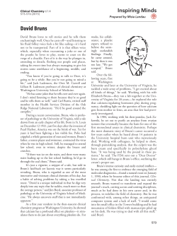 David Bruns Inspiring Minds