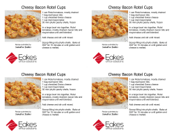 Cheesy Bacon Rotel Cups