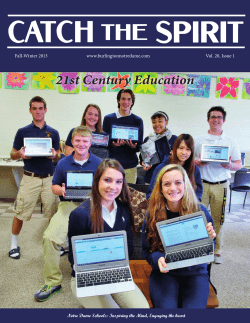 21st Century Education - Burlington Notre Dame