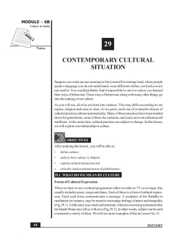 Module 6B - Culture in India