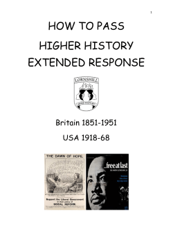 How to Pass Extended response