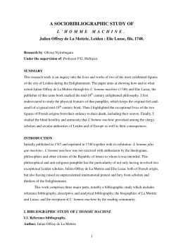 a sociobibliographic study of