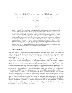 Existential Label Flow Inference via CFL Reachability