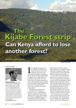 ThE AuThOR - East African Wildlife Society