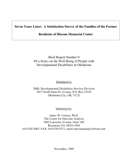 Seven Years Later: A Satisfaction Survey of the